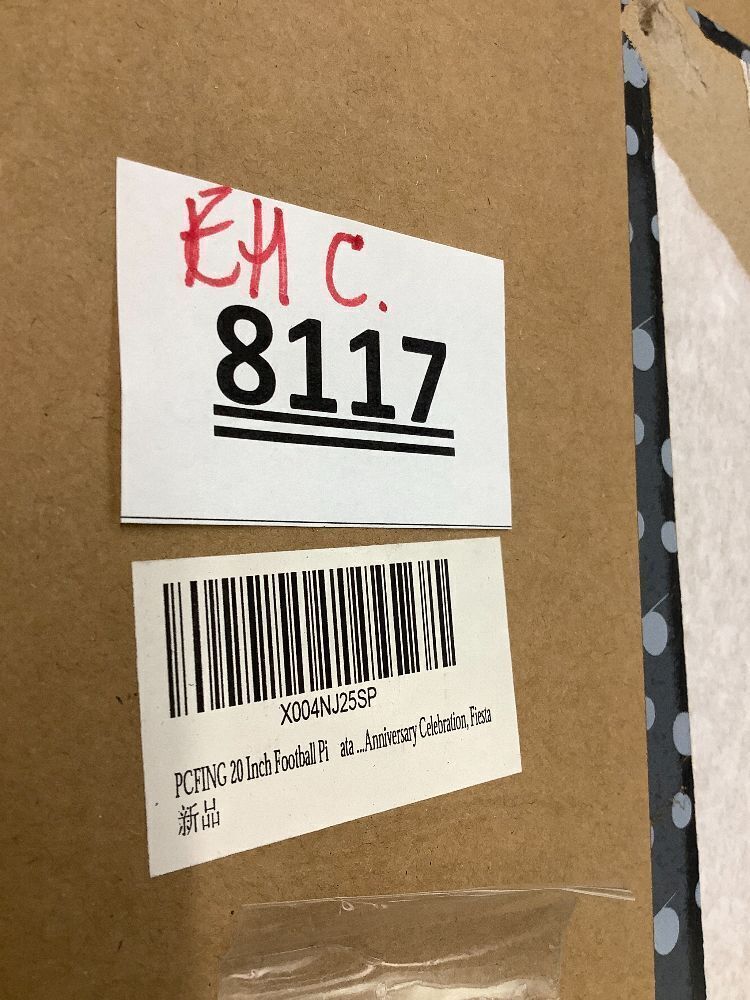 Football Piñata for Birthday Decoration Football Piñata with Bat and Eye Mask for Boys Sports Birthday Party Supplies - Image 3 - Lot 8117