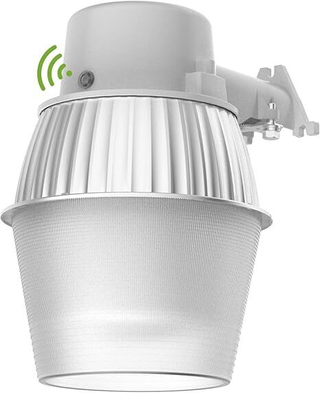 250W Equivalent Barn Light with 29W LED bulb Outdoor Dusk to Dawn Area and Flood Light with Photocell UL Listed LED Security Light for barn Garage Yard Warehouse 4000K 3300LM 120Vac Gray 1Pack - Image 1 - Lot 8118