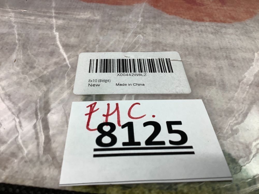 Rugcomf Area Rugs 8x10 Rug for Living Room Clearance Washable Boho Area Rug Non Slip Floral Vintage Low Pile Large Rug for Living Room, Bedroom, Farmhouse, Dining Room, Kids Playroom(Beige) - Image 4 - Lot 8125