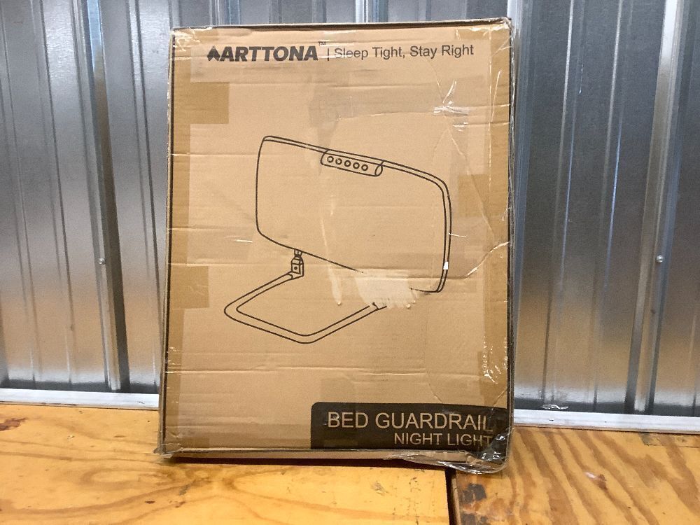 Toddler Bed Rail with Night Light - Foldable Bed Side Rails - Fits for Most Beds: Bed Rails for Full Size Bed, Queen Size Rails, Twin Rails - Portable Fence for Baby - 48 inch - Image 3 - Lot 8202