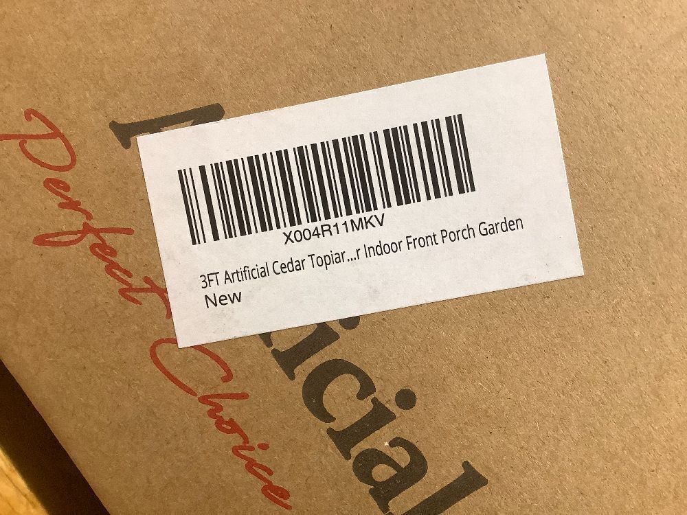 3FT Artificial Cedar Topiary for Outdoor or Indoor - Image 3 - Lot 8203