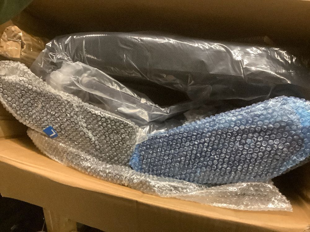 ORRSAKER Tall Drafting Chair with Lumbar Support and Footrest Ring, Supportive Tall Extended Height Ergonomic Desk Chair for Home Work, Breathable Mesh Office Chair with Flip up Arms(Black) - Image 2 - Lot 8212