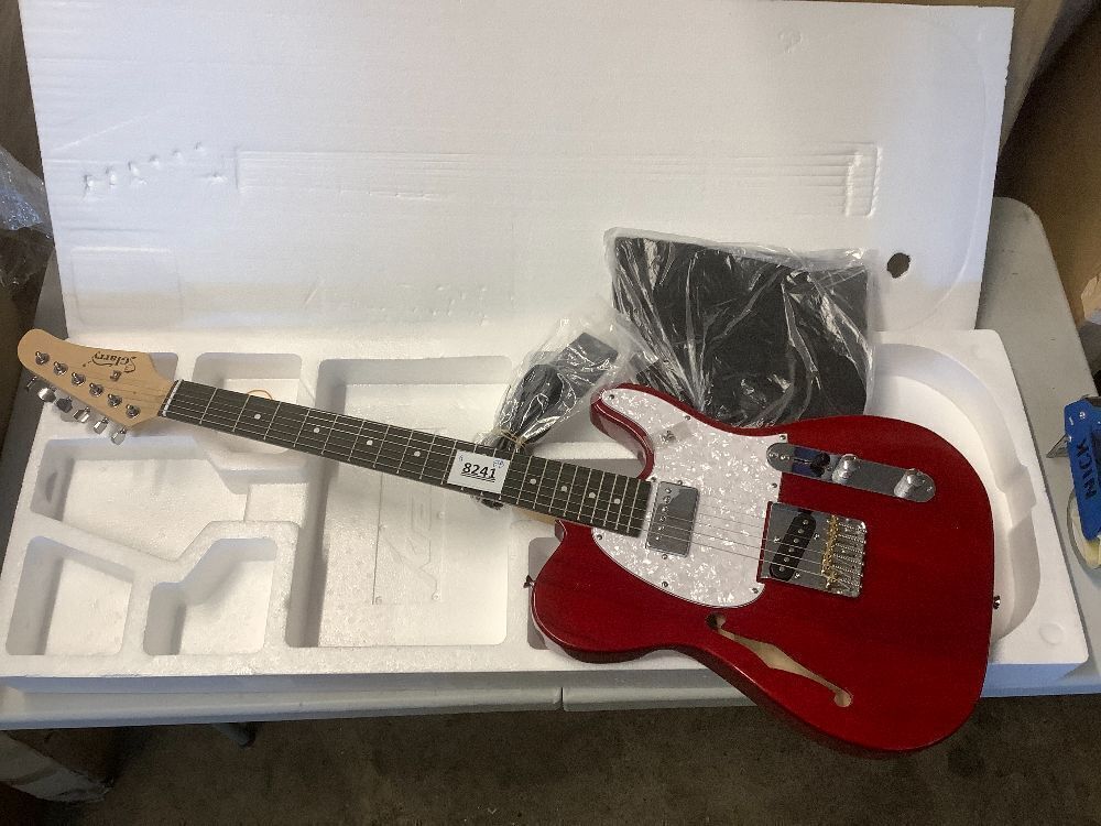 39" GTL Semi-Hollow Electric Guitar for Music Lover, HS Pickups Rosewood Fingerboard with Accessories Pack Guitar Bag - Image 2 - Lot 8241