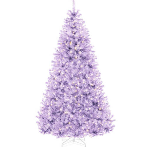 Pre-Lit Artificial Lavender Christmas Tree w/ Incandescent Lights - Lot 8253