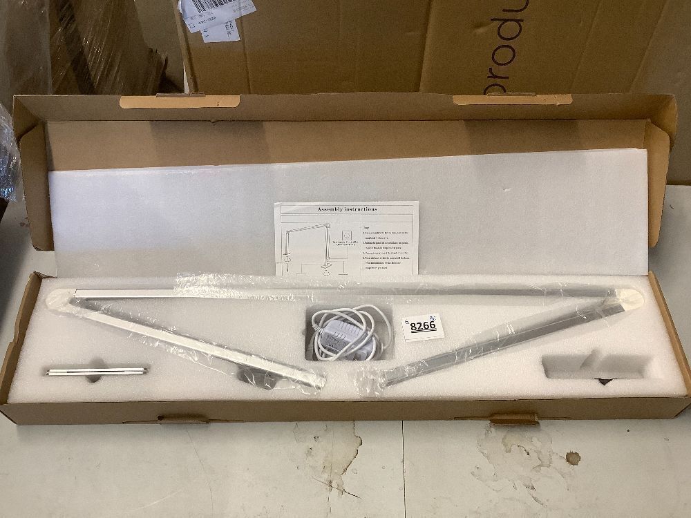 Nail Table Light Foldable - Nail Light for Desk, Square Led Frame Manicure Nail Desk Lamp for Tattoo Lash Tech, 3 Color Temperature 4000k-6500k - Image 2 - Lot 8266