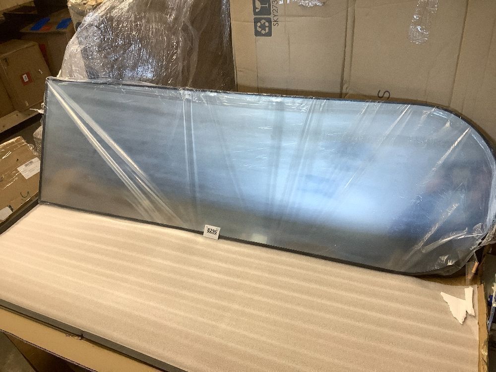 Arched Full Length Mirror - 18"58" Floor & Wall Mounted Mirror for Bedroom & Living Room, Black - Image 2 - Lot 8296