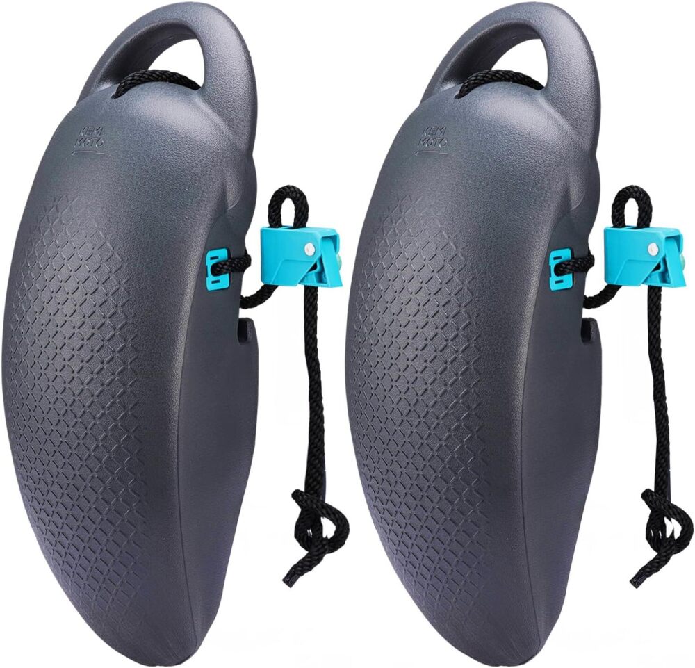 KEMIMOTO Pontoon Fenders, Boat Fenders Boat Bumpers for Docking with Locking Grooves for Pontoon, Quick-Release Clips for Easy Docking, Compatible with Large Boats 14-28ft, Pontoon Boat Accessories - Image 1 - Lot 9553