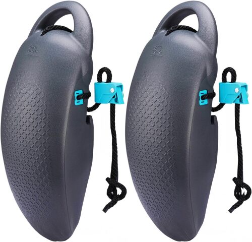 KEMIMOTO Pontoon Fenders, Boat Fenders Boat Bumpers for Docking with Locking Grooves for Pontoon, Quick-Release Clips for Easy Docking, Compatible with Large Boats 14-28ft, Pontoon Boat Accessories - Lot 9553