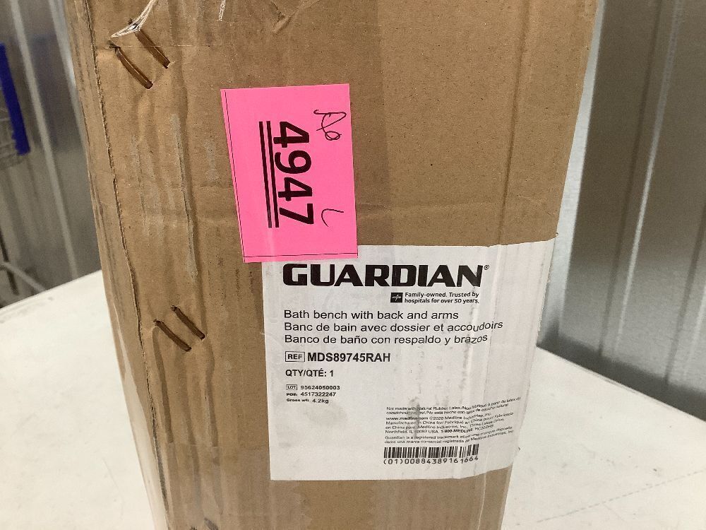 Bath Bench With Back and Arms - Image 2 - Lot 4947