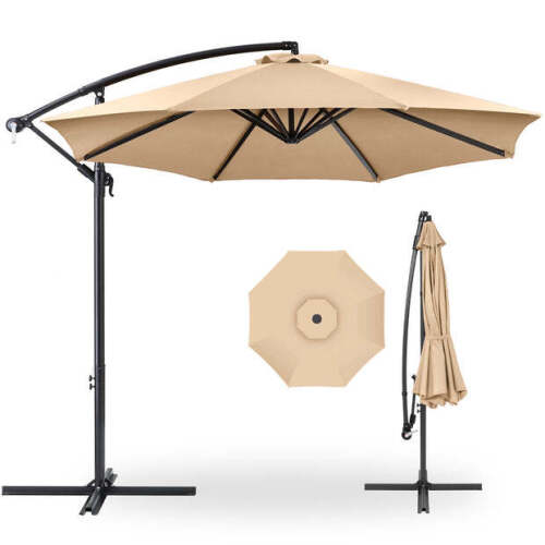 Offset Hanging Patio Umbrella - 10ft - Lot 8339
