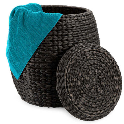 Multipurpose Hyacinth Storage Tote Basket - Lot 8133