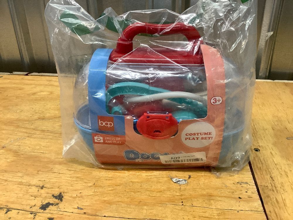 Play Doctor Kit for Kids, Boys & Girls w/ 18 Accessories, Doctor's Coat, Hat - Image 2 - Lot 8354