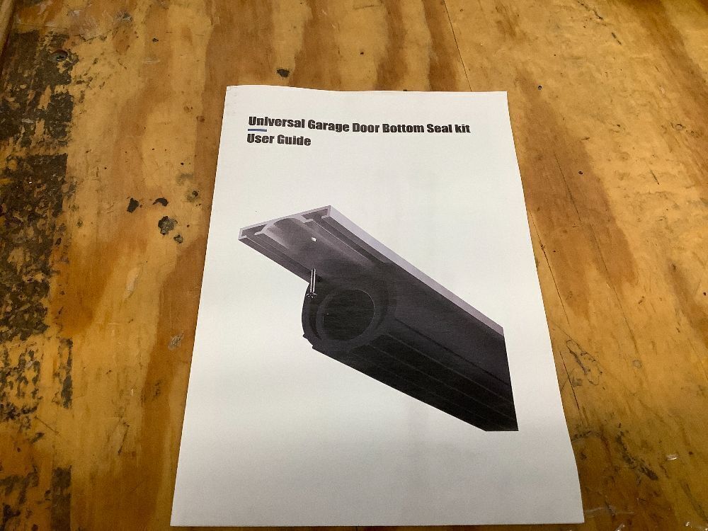 10 FT Garage Door Seals Bottom Rubber, Heavy Duty U+O Ring Garage Door Bottom Seal with Aluminium Track Retainer Kit, Universal Garage Door Weather Stripping for Home Garage Protection - Image 3 - Lot 8262