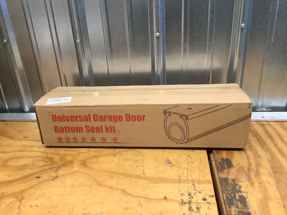 10 FT Garage Door Seals Bottom Rubber, Heavy Duty U+O Ring Garage Door Bottom Seal with Aluminium Track Retainer Kit, Universal Garage Door Weather Stripping for Home Garage Protection - Image 4 - Lot 8262