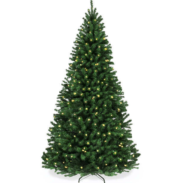 Pre-Lit Artificial Green Spruce Christmas Tree, w/Easy Assembly - Image 1 - Lot 8301