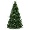 Pre-Lit Artificial Green Spruce Christmas Tree, w/Easy Assembly - Thumbnail 1
