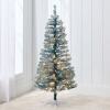 4ft Prelit Colored Christmas Tree Artificial Tree Holiday Decor w/ LED Lights - Peacock Blue - Thumbnail 1
