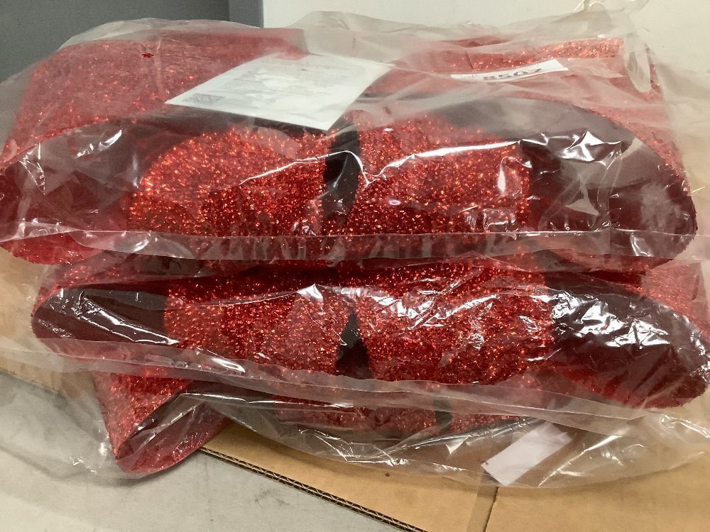 Set of 3 Pre-Lit Christmas Bow Decoration, LED Holiday Decor w/ 8 Functions - Image 3 - Lot 8507