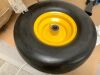 13x5.00-6 Flat Free Lawn Mower Tire and Wheel, Smooth Tread Tire for Lawnmower, Bearing Bore Hole 3/4" & 5/8, 3.25"-5.9" Centered Hub, 2 PCS - Thumbnail 3