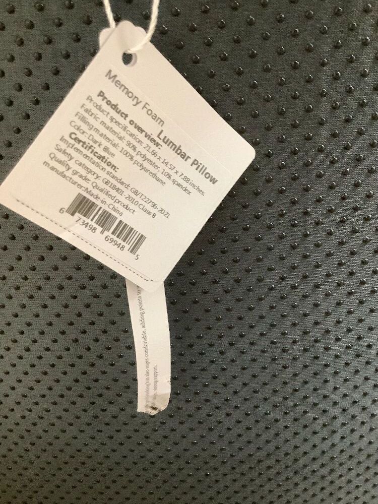 Memory Foam Lumbar Support Pillow - Image 4 - Lot 8292