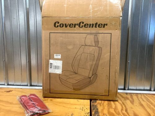 CoverCenter® for Ford F150 Seat Covers 2023 2022-2015, Custom-Fit Front Only Seat Cover for 2015-2023 F150 XL/XLT Carbon Fiber Leather Car Trucks Accessories - Lot 8284