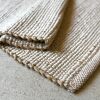 S & L Homes Jute Cotton Hand Woven Natural Farmhouse Area Rug for Living Room - Rustic Vintage Bohemian Décor - (6' x 9' Natural) - Thumbnail 1