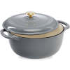 Cast-Iron Dutch Oven Kitchen Cookware w/ Enamel, Handles - 7.5qt - Thumbnail 1