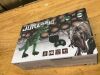 Kids Remote Control Dinosaur T-Rex w/ Light-Up LED Eyes, Roaring Sounds - Thumbnail 2