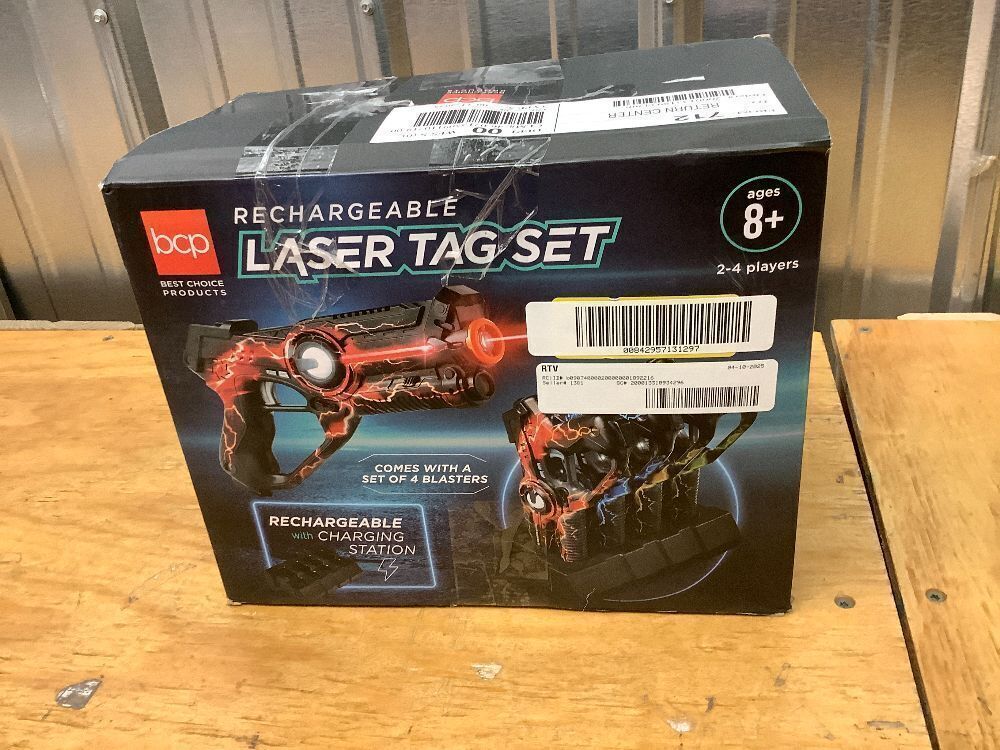 Set of 4 Rechargeable Laser Tag Blasters w/ Docking Station, No Vests Needed - Image 2 - Lot 8328