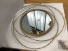 Mirrors Wall Decor Iron Frame Round Art Wall Mirrors Home Decoration Hanging Mirrors for Living Room Bedroom Bathroom Entryway - Thumbnail 2