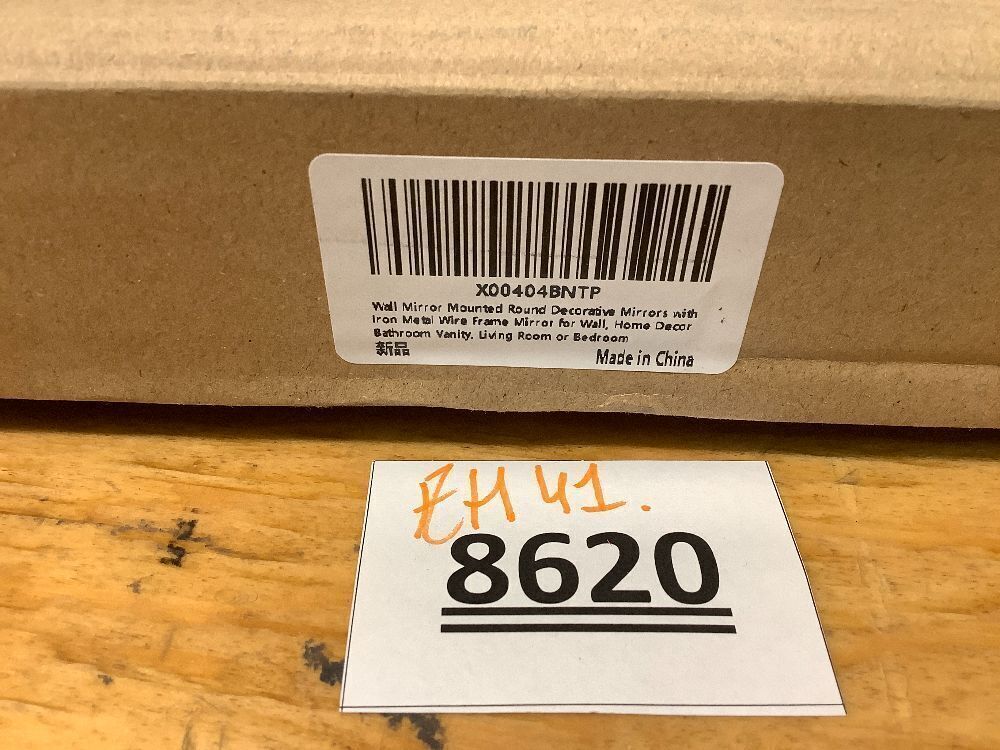 Mirrors Wall Decor Iron Frame Round Art Wall Mirrors Home Decoration Hanging Mirrors for Living Room Bedroom Bathroom Entryway - Image 4 - Lot 8620