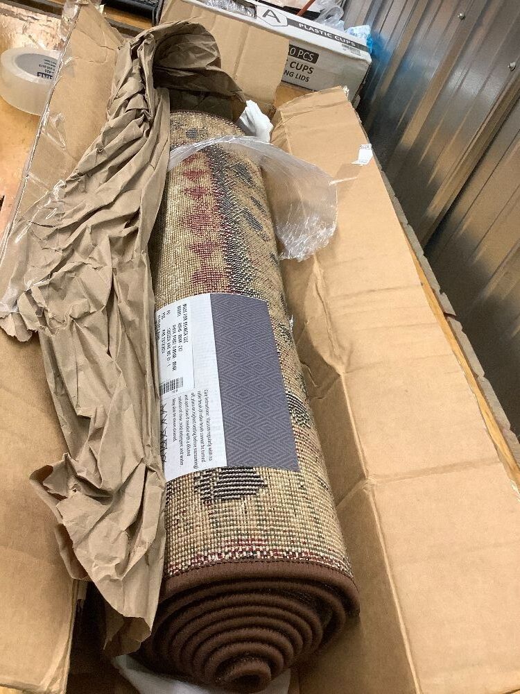 Masada Rugs, Cabin Lodge Area Rug Bear and Cub Scene (2 Feet X 7 Feet 3 Inch) Runner - Image 2 - Lot 8621