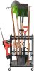 Mythinglogic Garden Tool Organizer for Garage, Yard Tool Rack with Wheels, Garage Organizers and Storage Holder for Yard Tools - Thumbnail 1