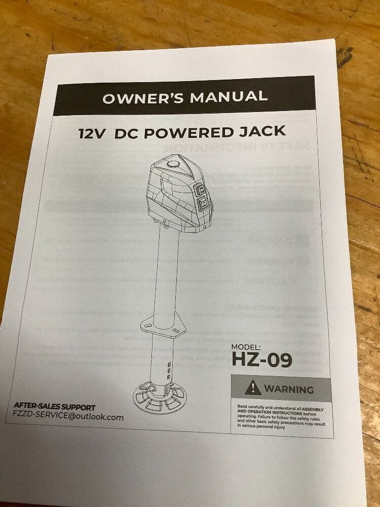 FZZD 5500-7500lbs Electric A-Frame Trailer Jack, 23.2" Vertical Travel, 12V DC,for RV Trailer, Camper - Image 4 - Lot 8633