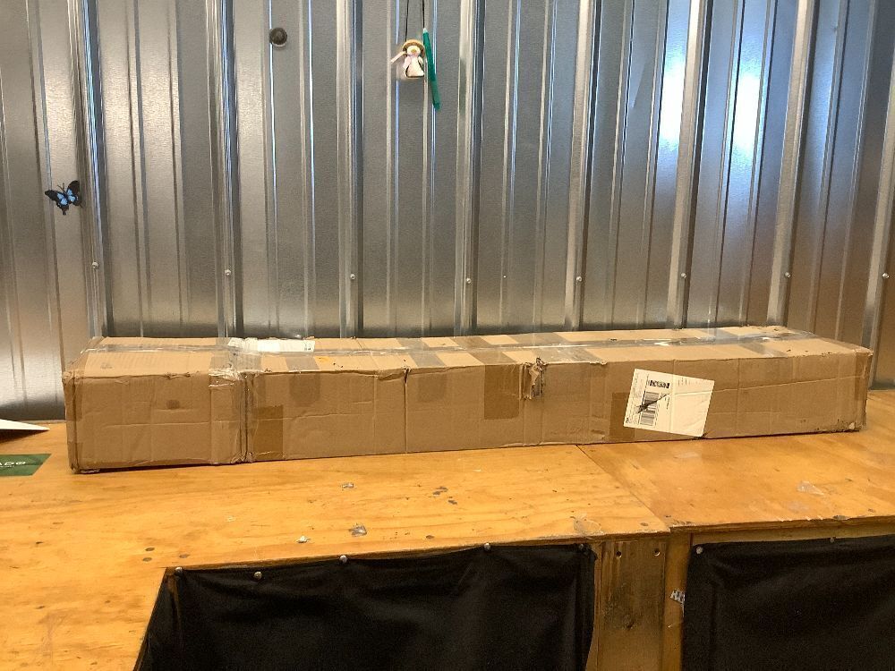 Rayzi 42" 2Pack Cable Railing Post (Post 41"x2"x2"), Stainless Steel Level Line Post Handrail Post with 100ft 1/8 Stainless Steel Cable and Wire Pliers DIY Kit (No Handrail), Black - Image 4 - Lot 8638