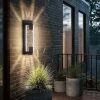 camuucci Dusk to Dawn Outdoor Light,15.7 Inches LED Porch Lights Outdoor Waterproof Modern Outside Sconce Wall Mount for Doorway Hallway Porch Patio Yard Doorway - Thumbnail 1