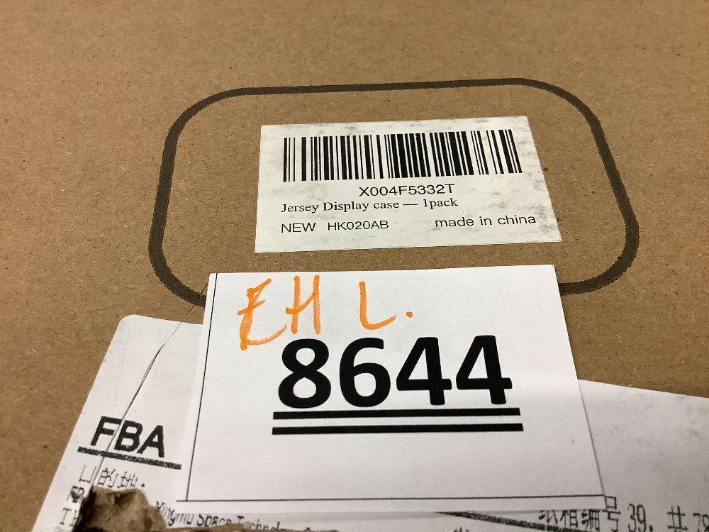 JupDec Jersey Frame Display Case, Large Clear Acrylic Shadow Box with UV Protection for Baseball Basketball Football Soccer Hockey shirts, Wall Mount Wooden Showcase, Idea Gift for Sports fans, 1 pack - Image 4 - Lot 8644