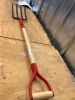 Heavy Duty Garden Fork for Digging, 4 Tines Pitch Fork for Gardening Compost, Garden Pitch Fork with Wooden Handle, 45 Inches - Thumbnail 2