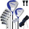 Golf Clubs Set for Men, Complete Mens Golf Clubs Full Set Right Handed Includes Stand Bag with Rain Hood, 1#Driver 3#Wood 5# 6# 7# 8# 9# PW# Irons and Putter - Thumbnail 1