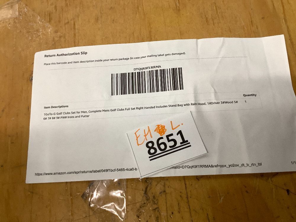 Golf Clubs Set for Men, Complete Mens Golf Clubs Full Set Right Handed Includes Stand Bag with Rain Hood, 1#Driver 3#Wood 5# 6# 7# 8# 9# PW# Irons and Putter - Image 4 - Lot 8651