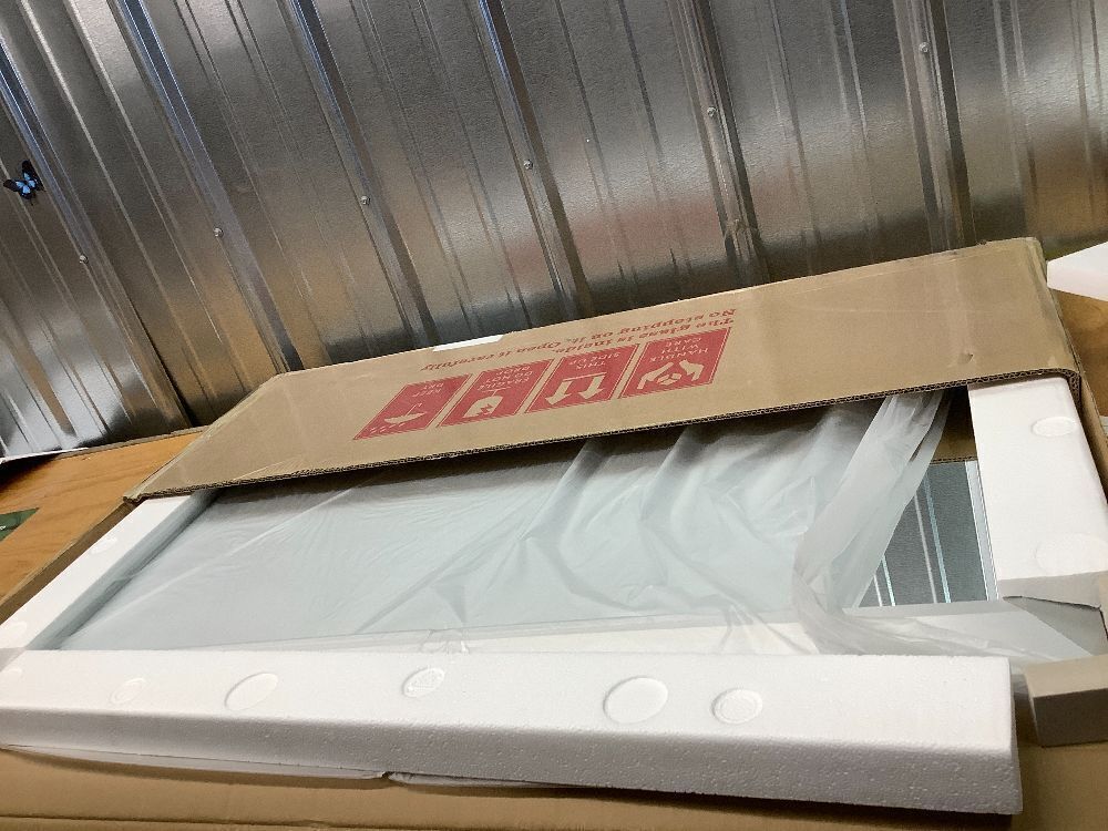 Briivue 24x36 Inch Brushed Nickel Bathroom Mirror for Wall, Thick Metal Framed Rectangle Mirrors for Over Sink, Bedroom, Living Room, Entryway, Anti-Rust, HD Tempered Glass - Image 2 - Lot 8654