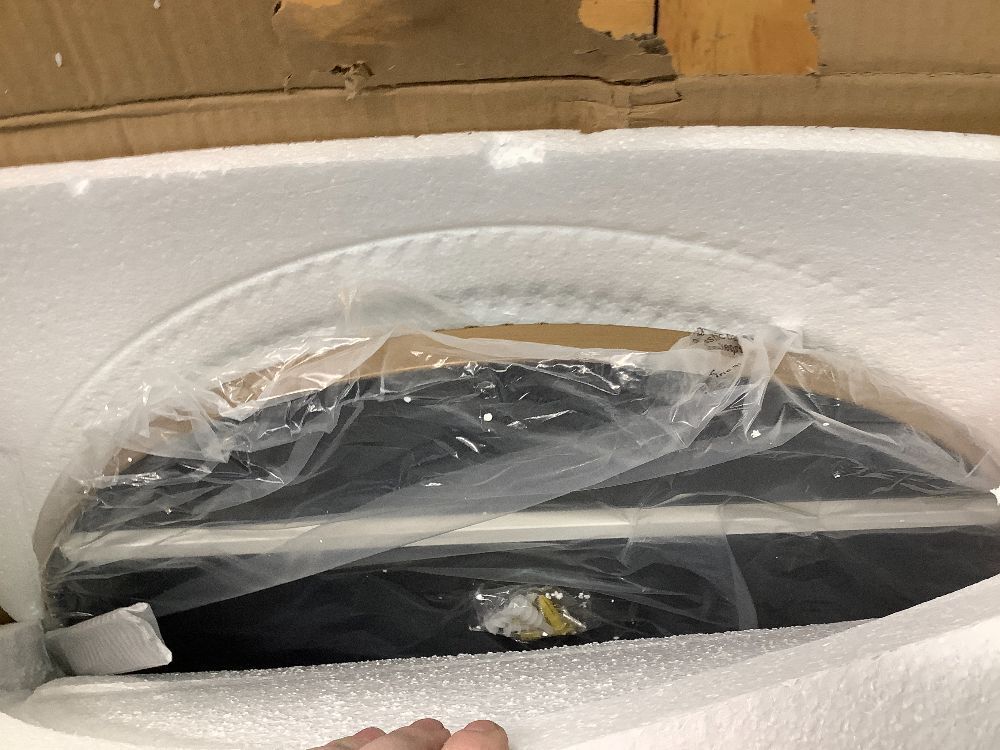 Arched Mirror for Wall, 24"W x36"L Gold Arch Bathroom Vanity Mirror, Metal Floral Frame Decorative Arch Wall Mirror, Antique Gold Arched Mirror for Washroom, Bedroom, Entryway, Living Room - Image 2 - Lot 8664