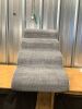 4-Step Dog Ramp for Bed, Grey Foam Pet Stairs with Waterproof Cover and Non-Slip Bottom for Small Dogs, Medium Dogs, and Large Cats - Thumbnail 2