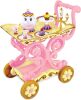 Disney Store Girl's Beauty and The Beast Tea Cart Set – Includes Lumiere, Mrs Potts, Chip, Cake with Plate & Server – Disney Princess Toys, with Singing Lumiere & Bubbling Tea Effect - Medium - Thumbnail 1
