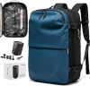 Vortex Vacuum Seal Travel Backpack 60L Expandable Air Compression System Water Resistant TSA Lock Carry-On Suitcase Luggage Blue AERO - Vacuum Pump Included - Thumbnail 1