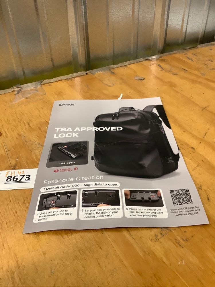 Vortex Vacuum Seal Travel Backpack 60L Expandable Air Compression System Water Resistant TSA Lock Carry-On Suitcase Luggage Blue AERO - Vacuum Pump Included - Image 5 - Lot 8673