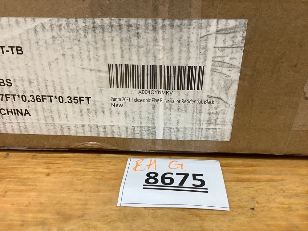 20FT Telescoping Flag Pole Kit, Extra Thick Heavy Duty 14 Gauge Telescopic Flagpole Fly 2 Flags, Outdoor Aluminum Inground Flag Poles with 3x5 American Flag for Residential,Yard or Commercial - Image 4 - Lot 8675