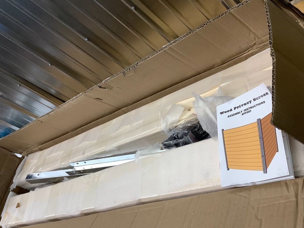 42in H x 38in W Air Conditioner Fence, 2 Panels Privacy Fence Panels for Outside, Wood Fence Panels for Air Conditioner, Trash Can, Pool Equipment - Image 4 - Lot 8516