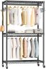 Heavy Duty Rolling Garment Rack - Thumbnail 1
