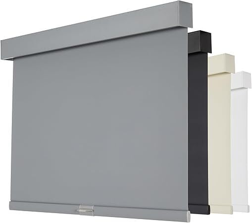 Persilux Blackout Roller Shades for Windows, Cordless Free-Stop Blinds for Windows with Valance, Thermal Insulated Fabric Window Shades, UV Protection Shades for Home and Bedroom, Grey, Custom Size - Image 1 - Lot 8517